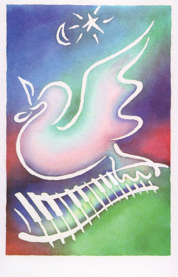Schaum Recital Programs (Blank) #26: Dove with Keyboard Cover Image