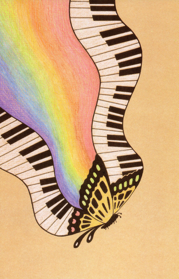 Schaum Recital Programs (Blank) #31: Butterfly with Keyboards Cover Image