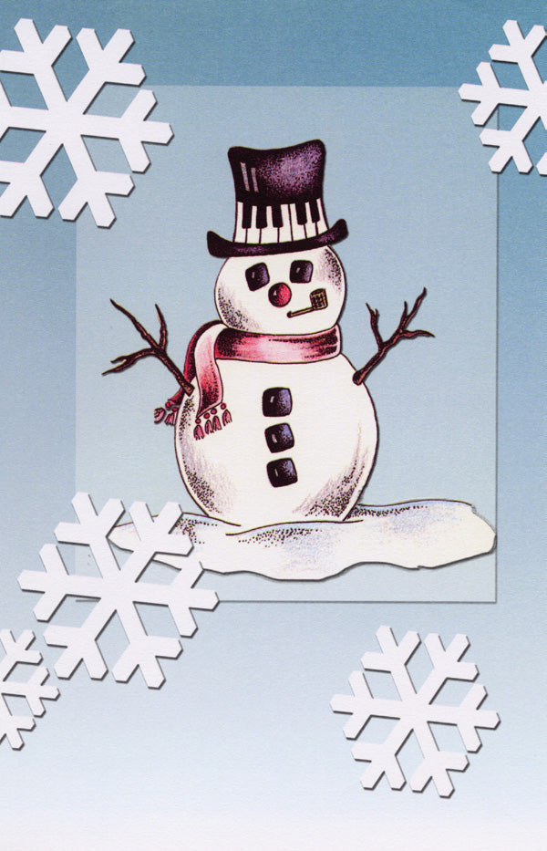 Schaum Recital Programs (Blank) #57: Snowman Cover Image