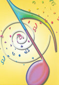 Schaum Recital Programs (Blank) #64: Confetti Note Cover Image