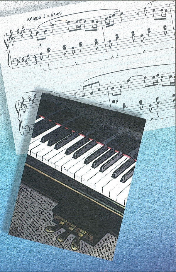Schaum Recital Programs (Blank) #67: Sheet Music and Piano Cover Image