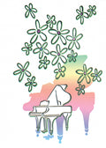 Schaum Recital Programs (Blank) #69: Flowers and Piano Cover Image