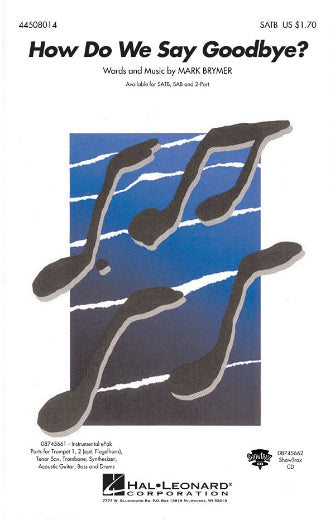 How Do We Say Goodbye Sheet Music Preview