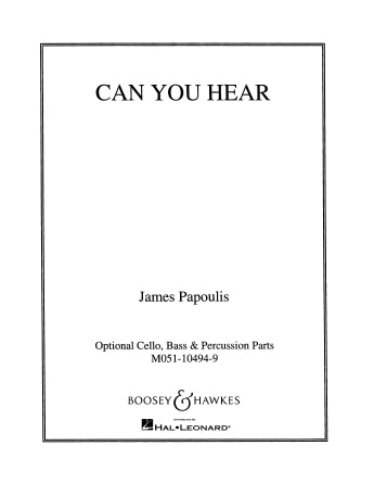 Can You Hear (arr. Francisco Núñez) Sheet Music Preview