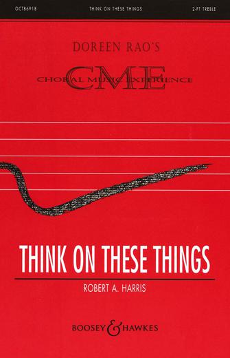 Think On These Things Sheet Music Preview