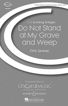 Do Not Stand At My Grave And Weep Sheet Music Preview