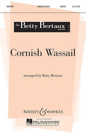Cornish Wassail Sheet Music Preview