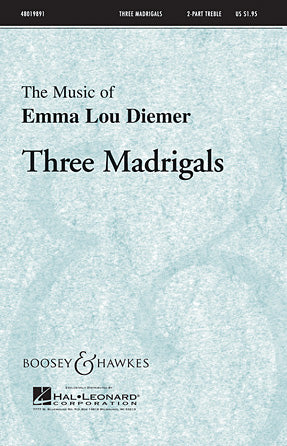 Three Madrigals Sheet Music Preview