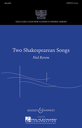 Two Shakespearean Songs Sheet Music Preview