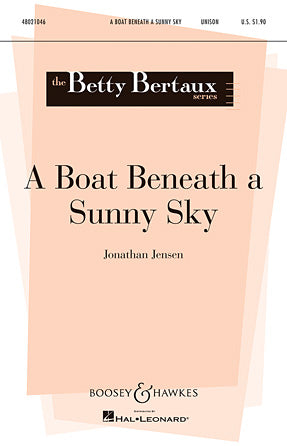 A Boat Beneath A Sunny Sky Sheet Music Preview