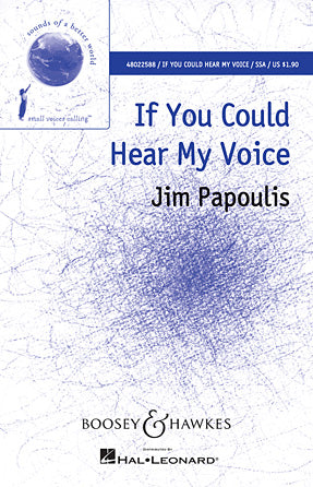 If You Could Hear My Voice Sheet Music Preview