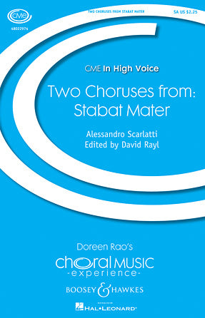 Two Choruses from Stabat Mater Sheet Music Preview