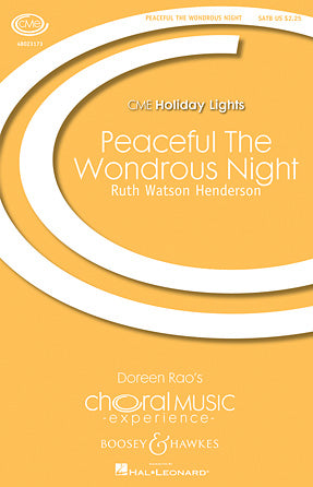 Peaceful The Wondrous Night Sheet Music Preview