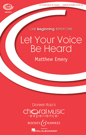Let Your Voice Be Heard Sheet Music Preview