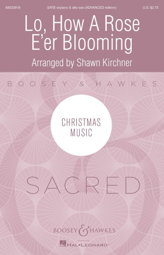 Lo, How A Rose E'er Blooming Sheet Music Preview