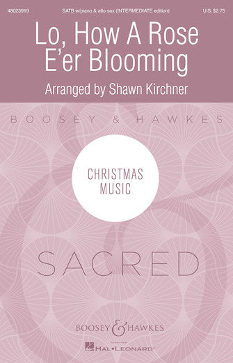 Lo, How A Rose E'er Blooming Sheet Music Preview