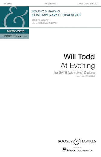 At Evening Sheet Music Preview