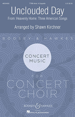 Unclouded Day (from Heavenly Home: Three American Songs) Sheet Music Preview