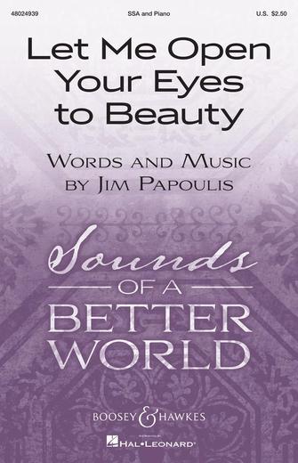 Let Me Open Your Eyes To Beauty Sheet Music Preview