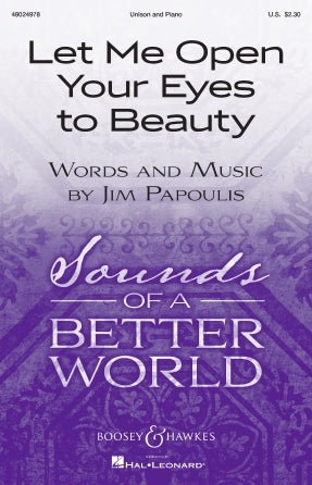 Let Me Open Your Eyes To Beauty Sheet Music Preview