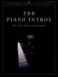 500 Piano Intros for the Great Standards Cover Image