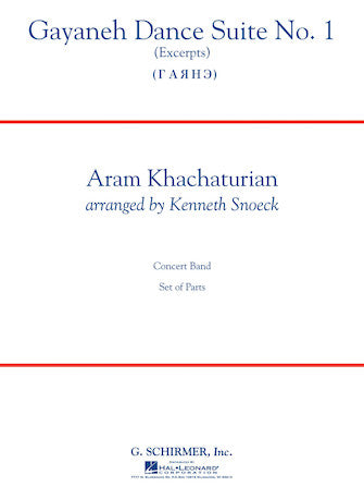Gayenah Dance Suite No. 1 (Excerpts) (arr. Kenneth Snoeck) - Percussion 4 Sheet Music Preview