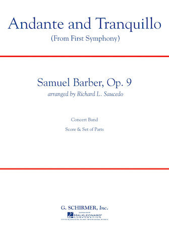 Andante and Tranquillo (from First Symphony) Sheet Music Preview