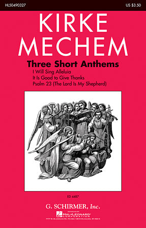 Three Short Anthems Sheet Music Preview