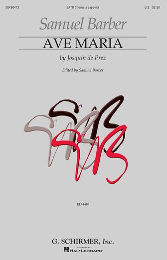 Ave Maria (ed. Samuel Barber) Sheet Music Preview
