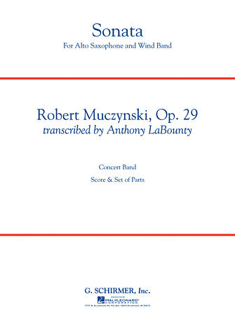 Sonata for Alto Saxophone, Op. 29 - Bb Clarinet 2 Sheet Music Preview