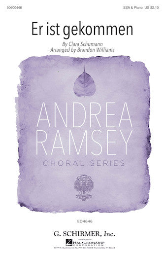 Er Ist Gekommen In Sturm Und Regen (arr. Brandon Williams) Sheet Music Preview