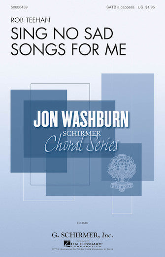 Sing No Sad Songs For Me Sheet Music Preview
