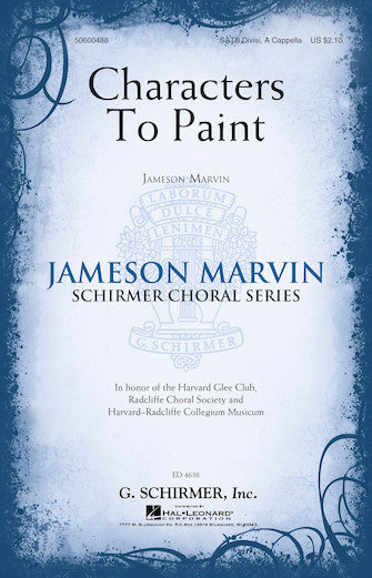 Characters To Paint Sheet Music Preview