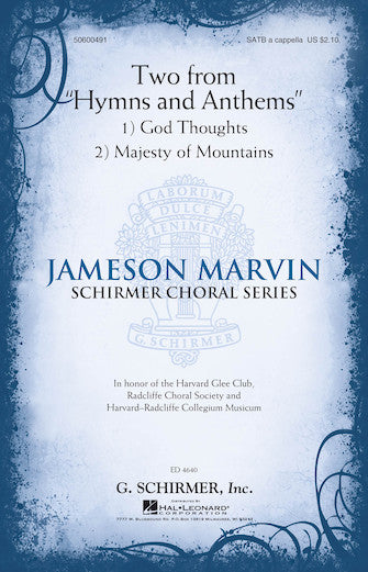 Two from "Hymns and Anthems" Sheet Music Preview