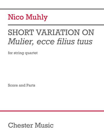 Short Variation on Mulier, ecce filius tuus - Score & Parts Sheet Music Preview