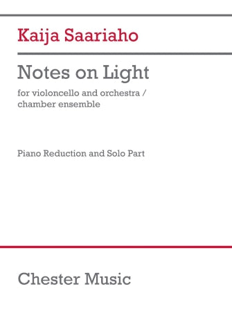 Notes on Light (piano reduction) Sheet Music Preview