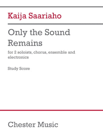 Only The Sound Remains - Study Score Sheet Music Preview