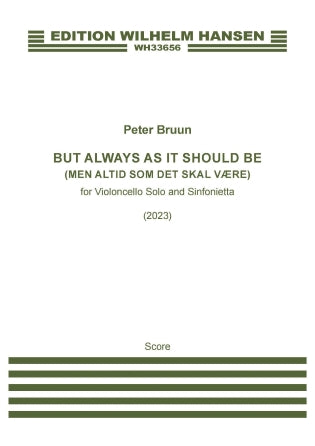 But Always As It Should Be Sheet Music Preview
