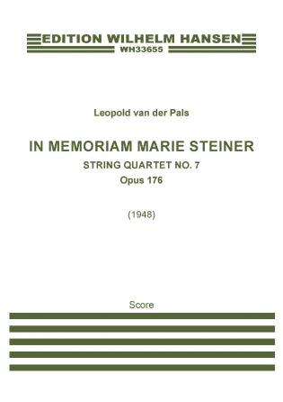 In Memoriam Marie Steiner Op. 176 - Violin 2 Sheet Music Preview