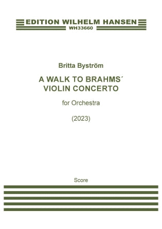A Walk To Brahms Violin Concerto Sheet Music Preview