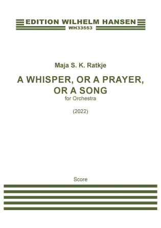 A Whisper, or a Prayer, or a Song (A Fragile Hope) Sheet Music Preview