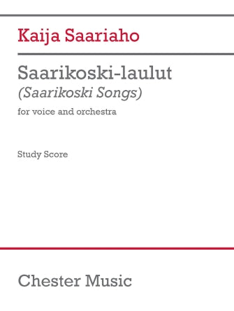 Saarikoski-laulut (Orchestra version) - Study Score Sheet Music Preview