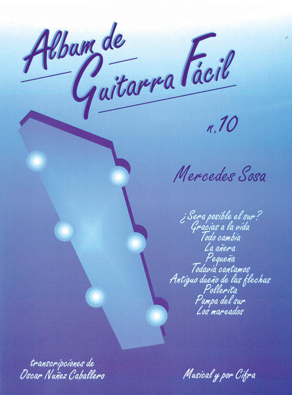 Album de Guitarra Facil N.10: Mercedes Sosa Cover Image