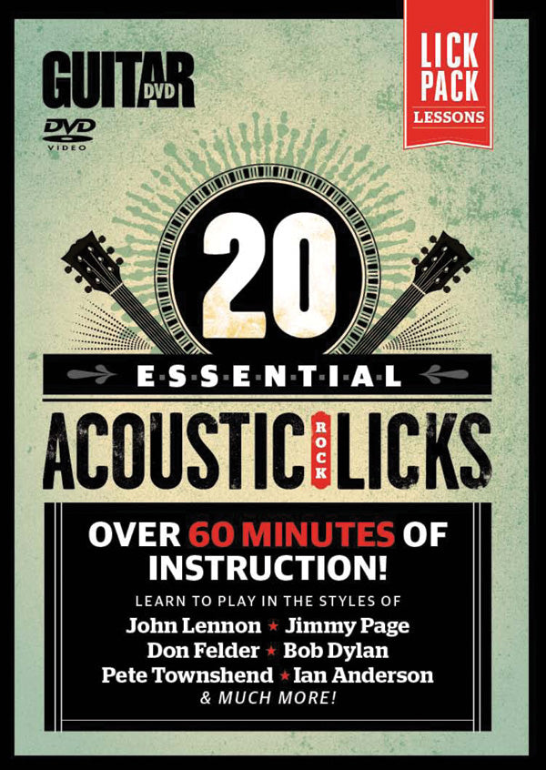 Guitar World: 20 Essential Acoustic Rock Licks Cover Image