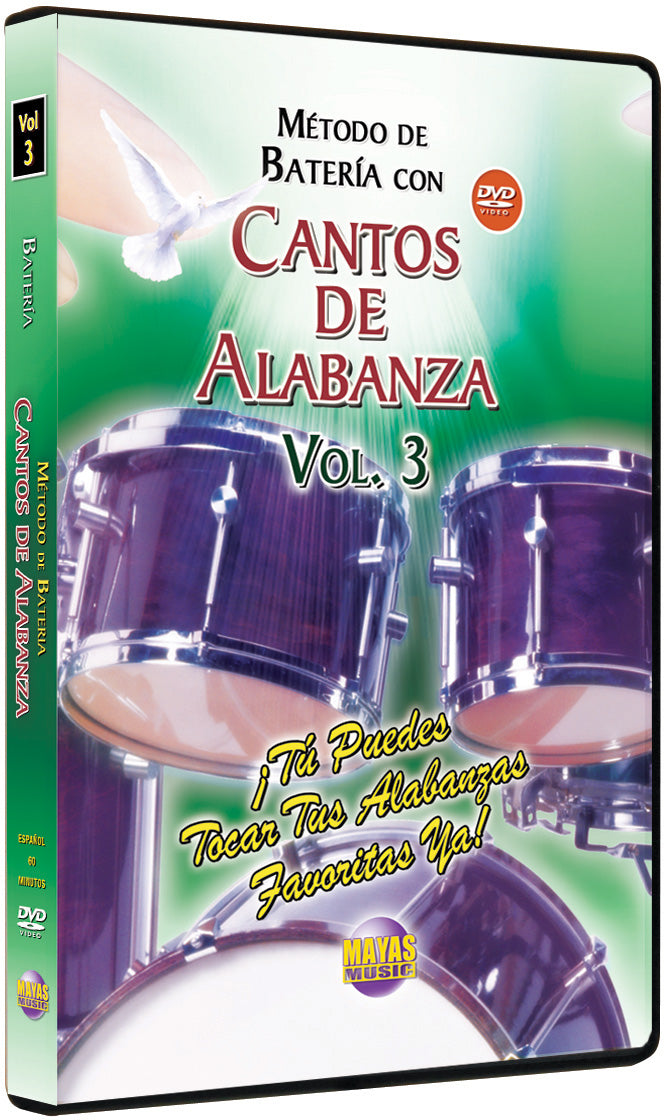 Método con Cantos de Alabanza: Batería Vol. 3 Cover Image