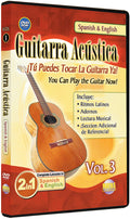 2 in 1 Bilingual: Guitarra Acústica Vol. 3 Cover Image