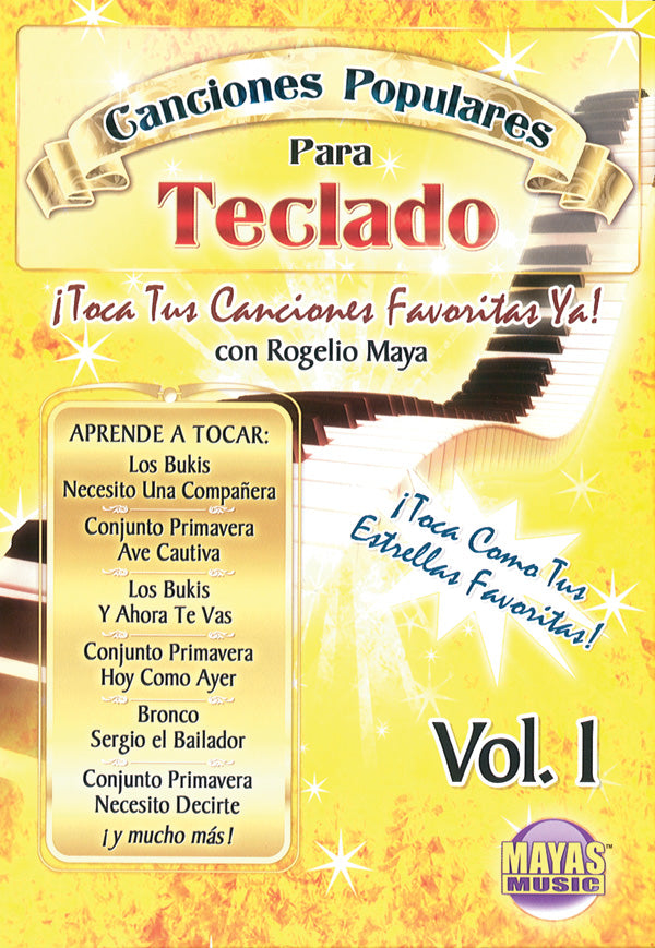 Canciones Populares Para Teclado Vol. 1 Cover Image