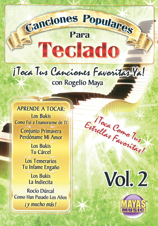 Canciones Populares Para Teclado Vol. 2 Cover Image
