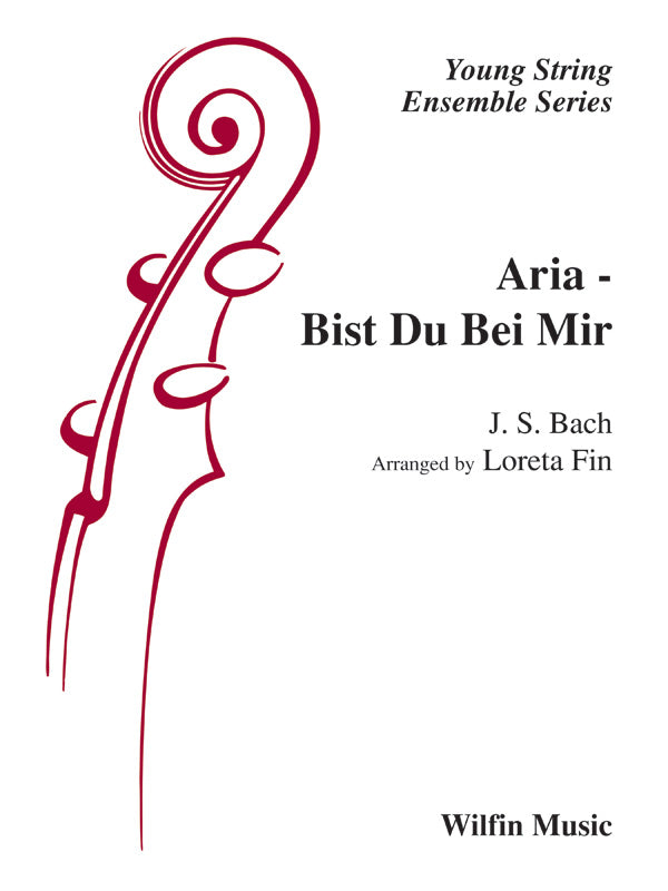 Aria -- Bist Du Bei Mir: 1st Violin Sheet Music Preview