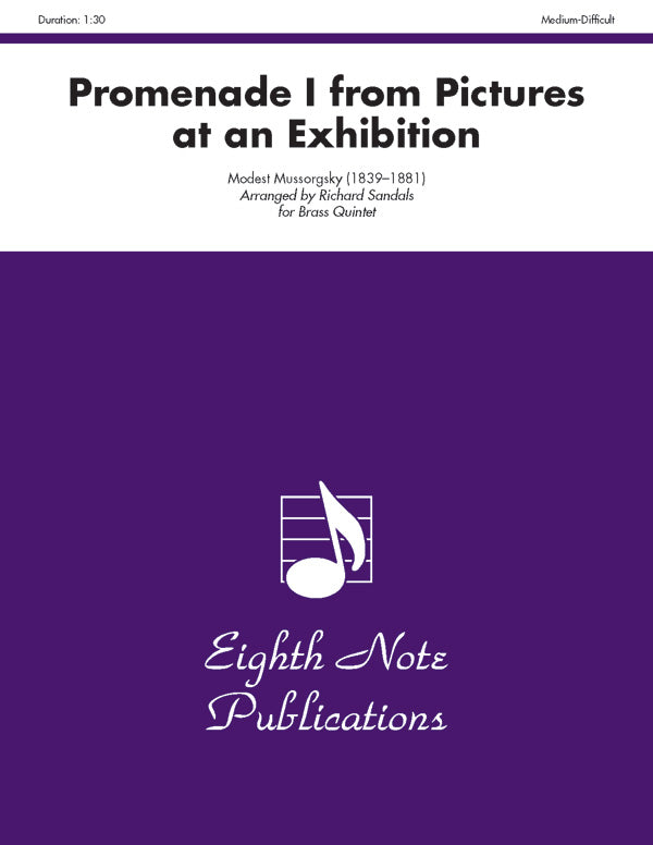 Promenade I (from <i>Pictures at an Exhibition</i>) Cover Image